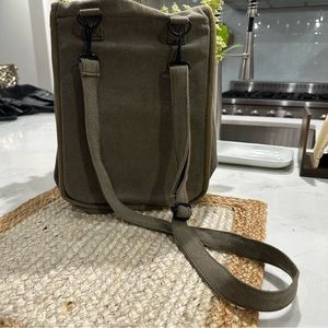 Army green crossbody bag…journal or camera holder